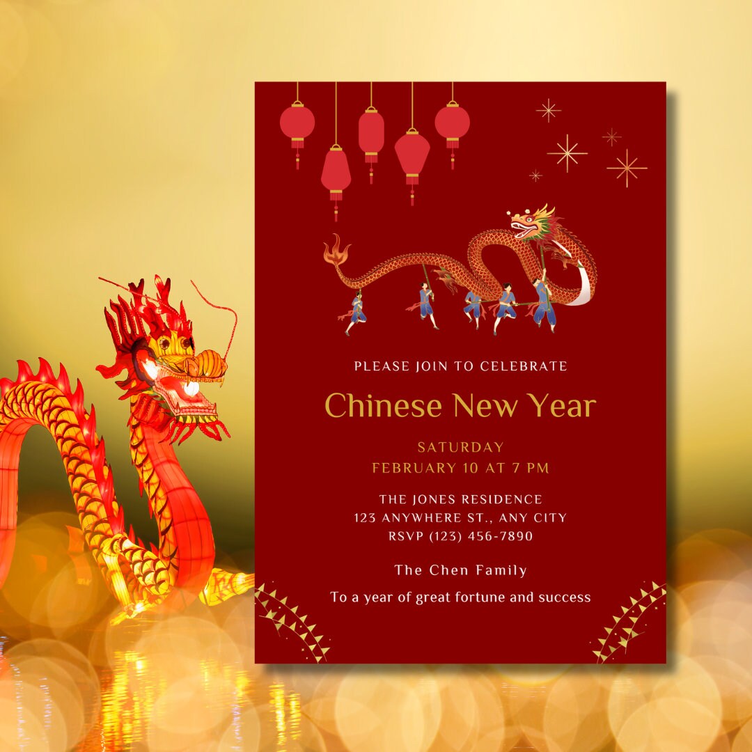 chinese new year invitation message to colleagues