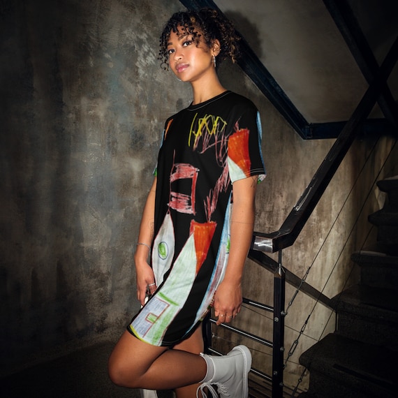 pajama t shirt dress Oversize T-Shirt Dress: Urban Street Style Pajama Dress