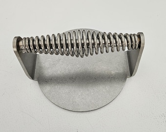 Large Stainless Non-Stick Bacon Grill Press Burger Smasher Press