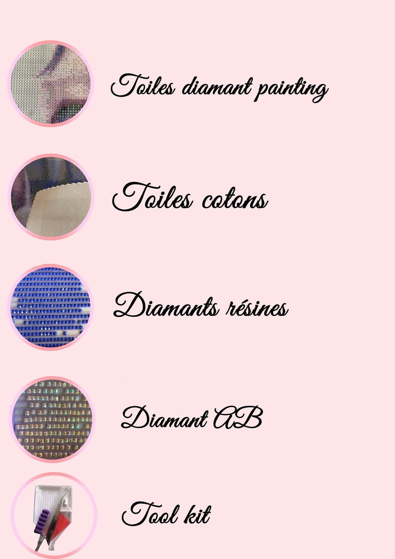 Complete Diamond Painting Canvas Kit 75x75 Cm Etsy