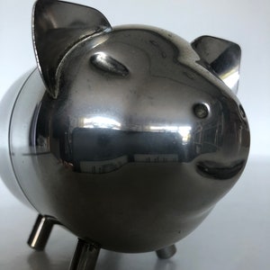 Napier & Co; Money Bank Pig, Vintage Napier Raimond, 1960&#39;6 EPNS