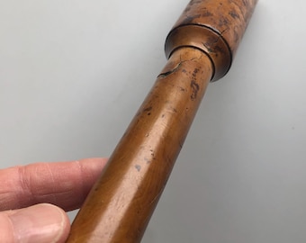 Antiguo mazo médico veterinario de madera de tejo de Jorge IV