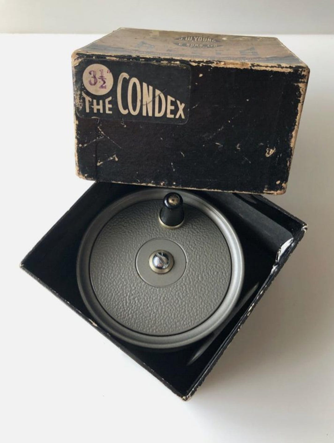condex fly fishing reel Pristine Condition, J W Young Condex 3 1/2 Inch Fly Fishing Reel, Original  Box