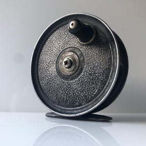 Vintage &#39;3 3/8&quot; Popular&#39; Alloy Fishing Reel by Allcocks of Redditch