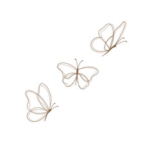 Simple butterfly template