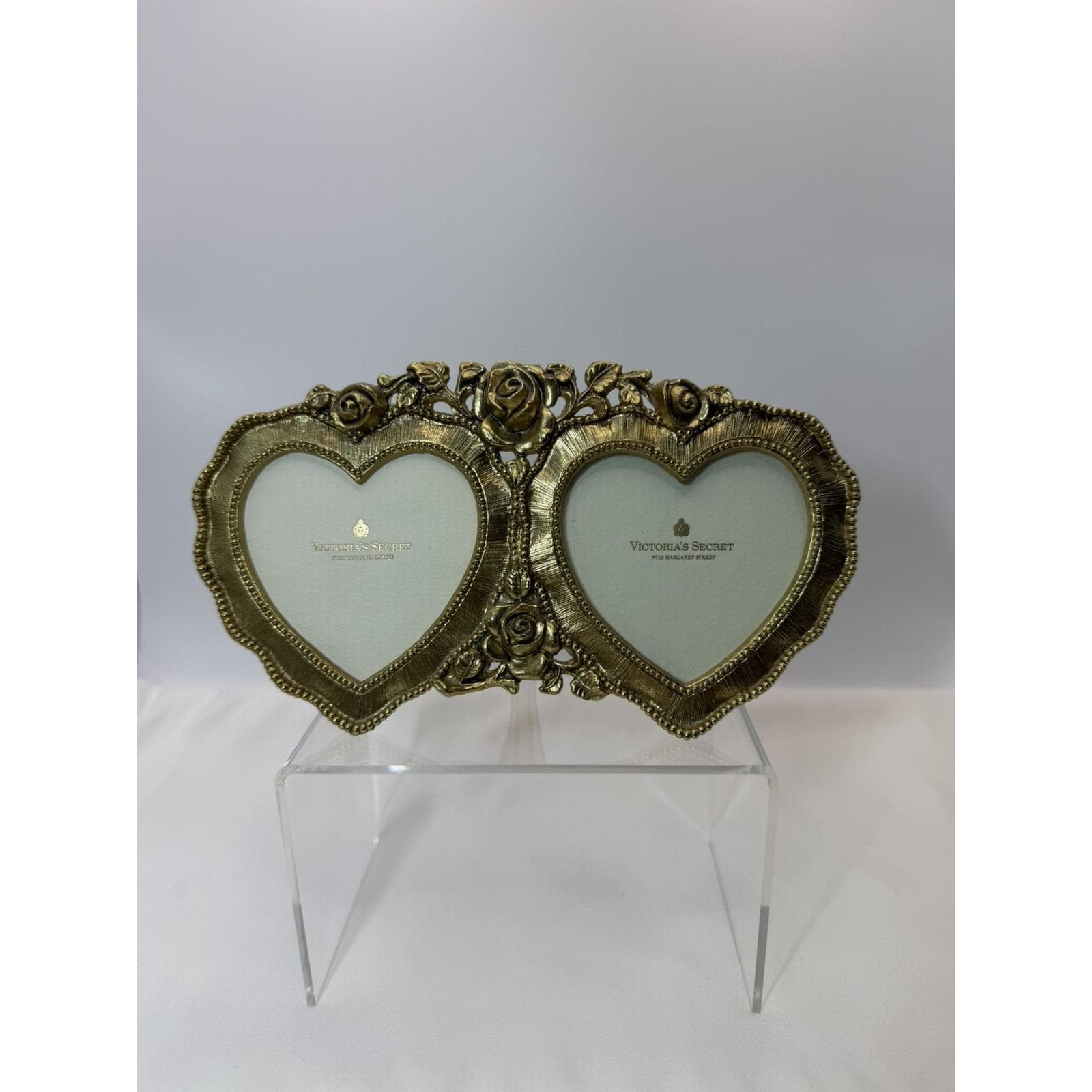 フォトフレーム Vintage heart photo flame Vintage Brass Heart Frame - Etsy