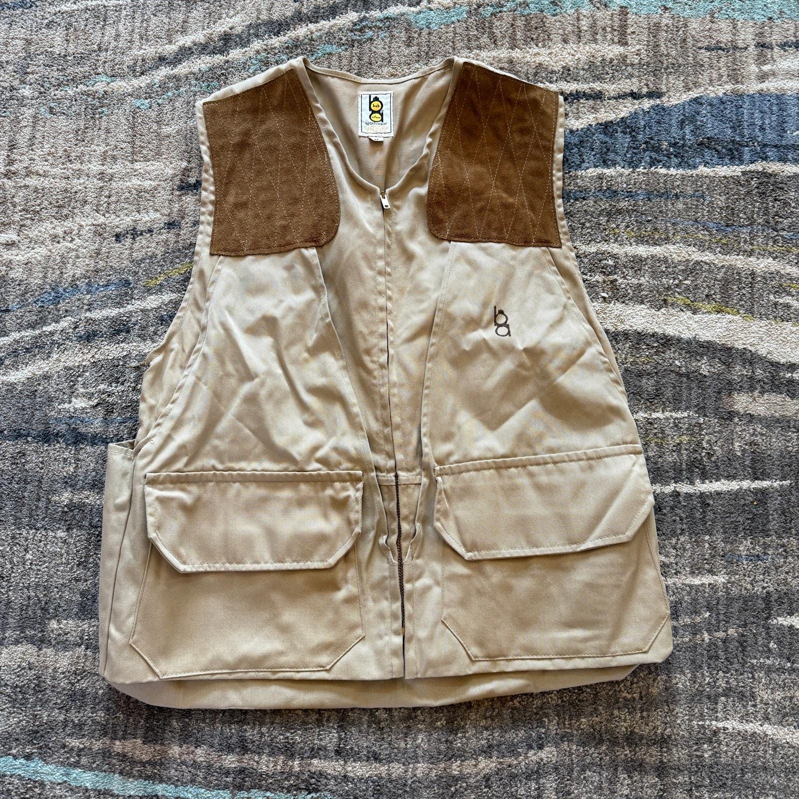 Men's Vintage 80's Bob Allen Sportswear Brown Hunting Shooting