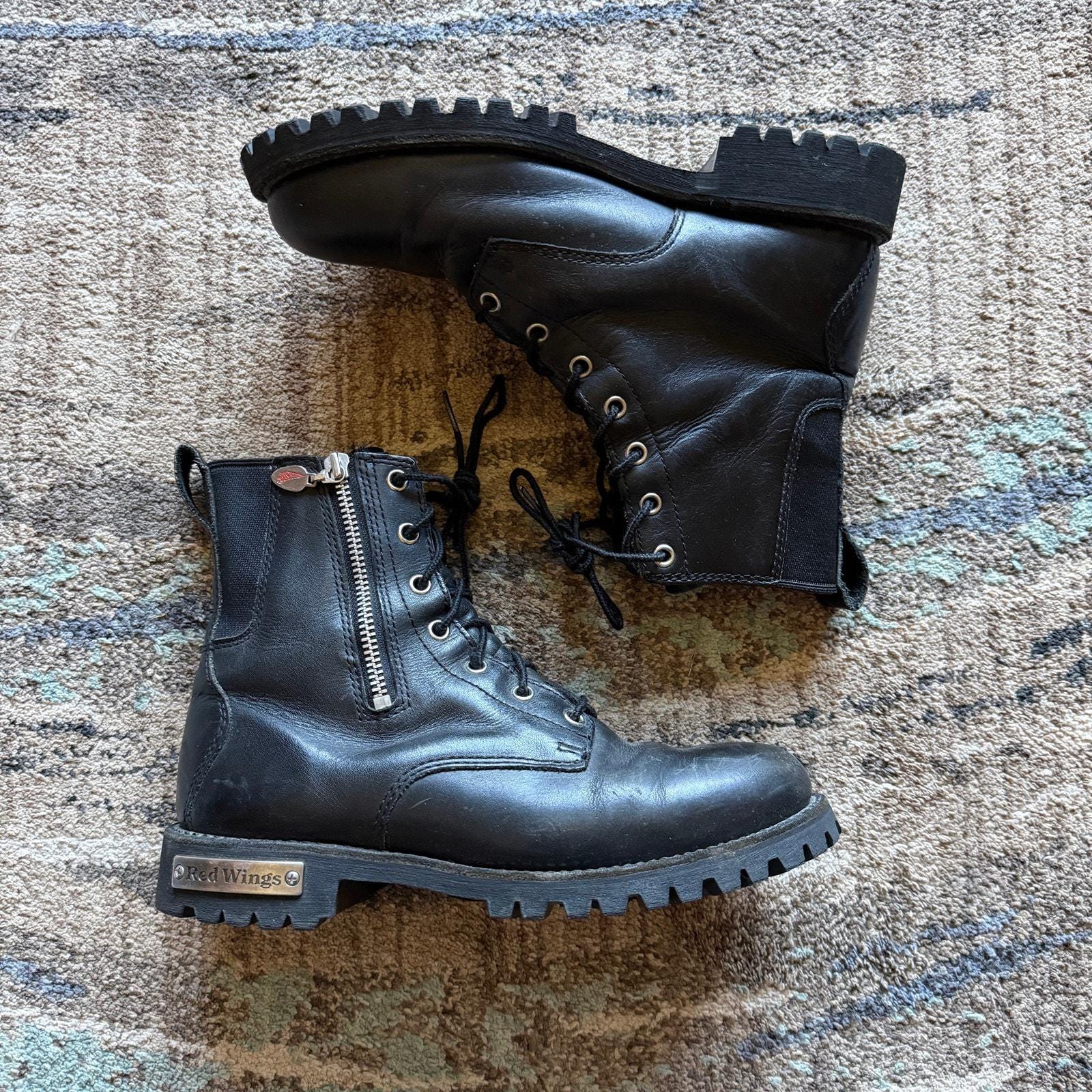 Vintage Moto Boots - Etsy