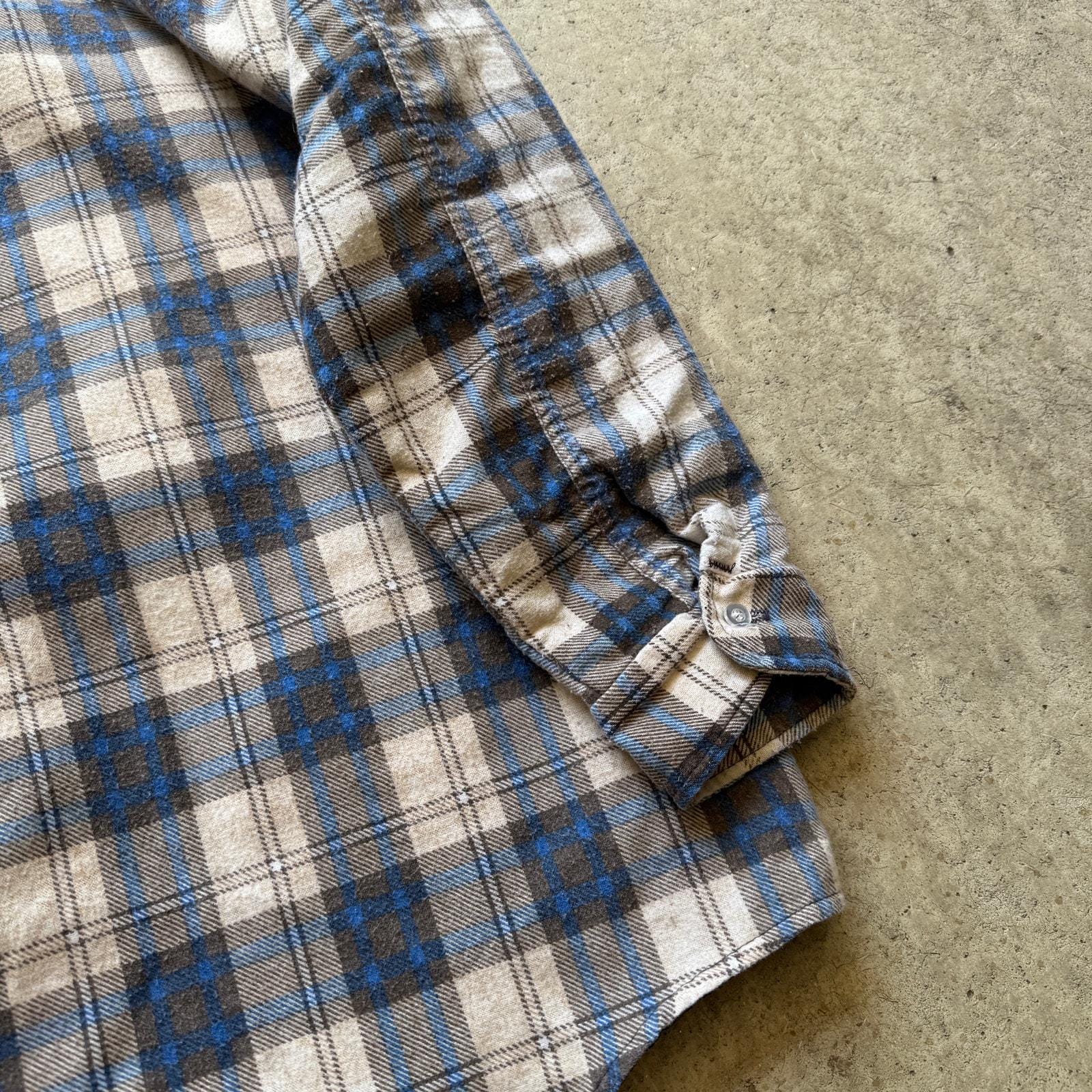 Vintage 90's Oshkosh B'gosh Blue Thermal Lined Flannel Long Sleeve