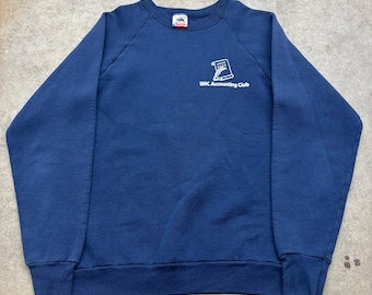Sudadera vintage de los 90 del club de contabilidad de los Tar Heels de la UNC (Carolina del Norte) con cuello redondo, talla L