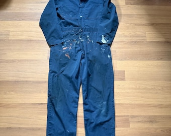 Herren Vintage Tellurid Ski Arbeitsoverall Overall Mechanische Lätzchen Sz 44 Large