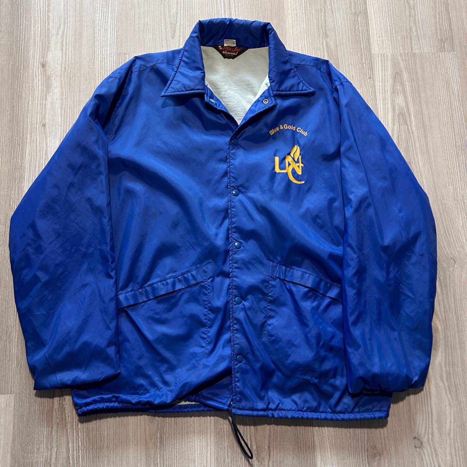 Vintage 90 s UNC Northern Colorado Bears Blue and Gold Club Track Jacket Sz L Etsy Canada