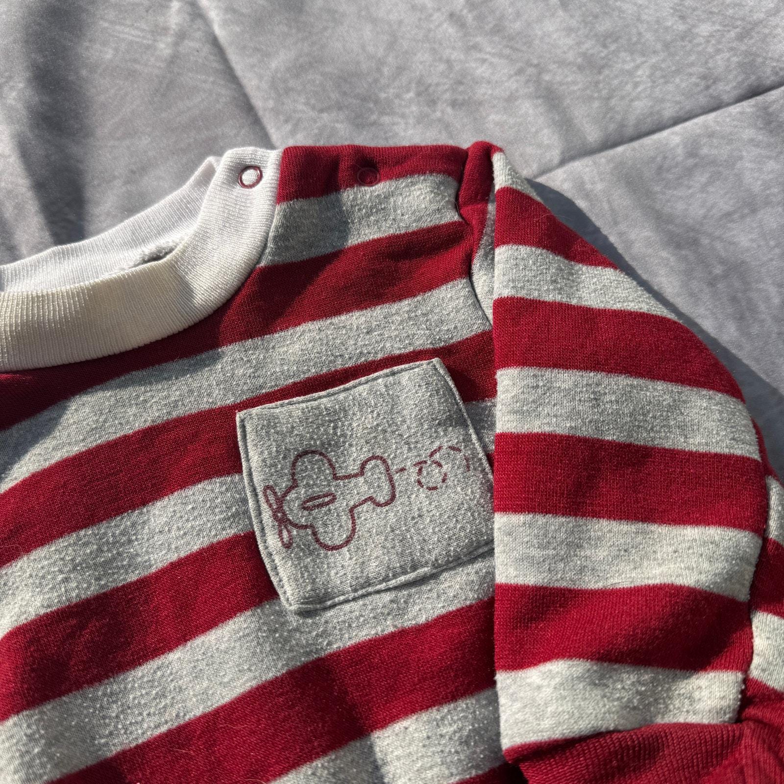 ベビー幼児用ヴィンテージ 80年代 McKids マクドナルド レッドグレー 
