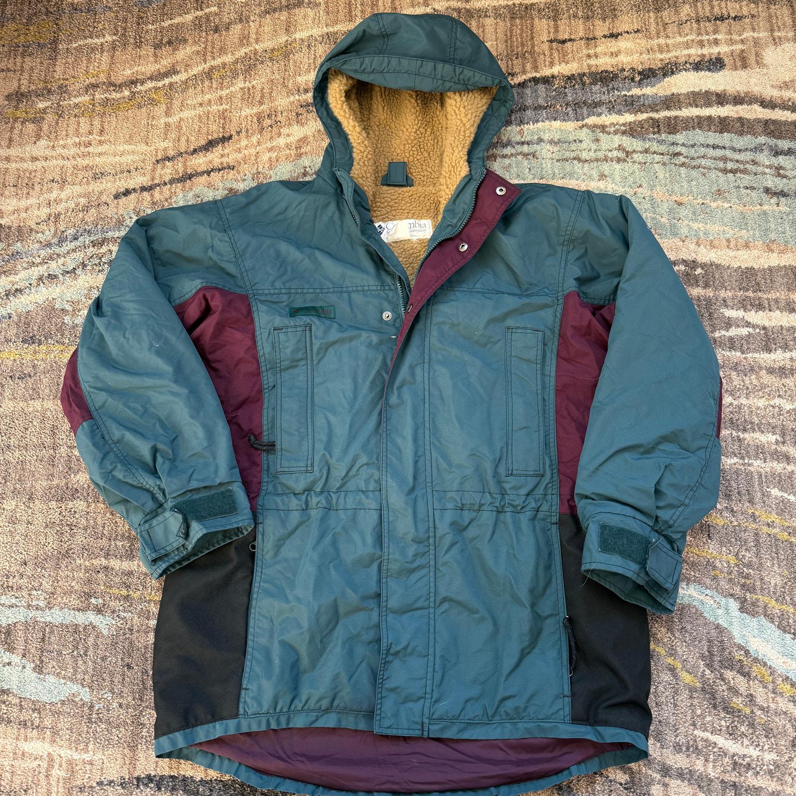 Vintage Columbia Hooded Loud 90s Colorblock Jacket Parka