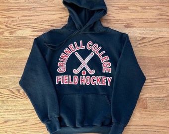 Vintage 80’s Russell Athletic Grinnell College Field Hockey Hoodie Sweatshirt S