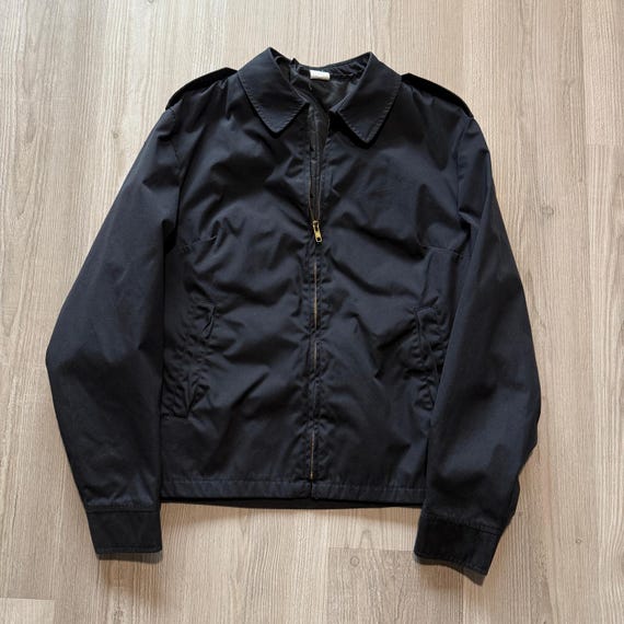 Women's Vintage 80's U.S. Navy Creighton Zip up Windbreaker Jacket