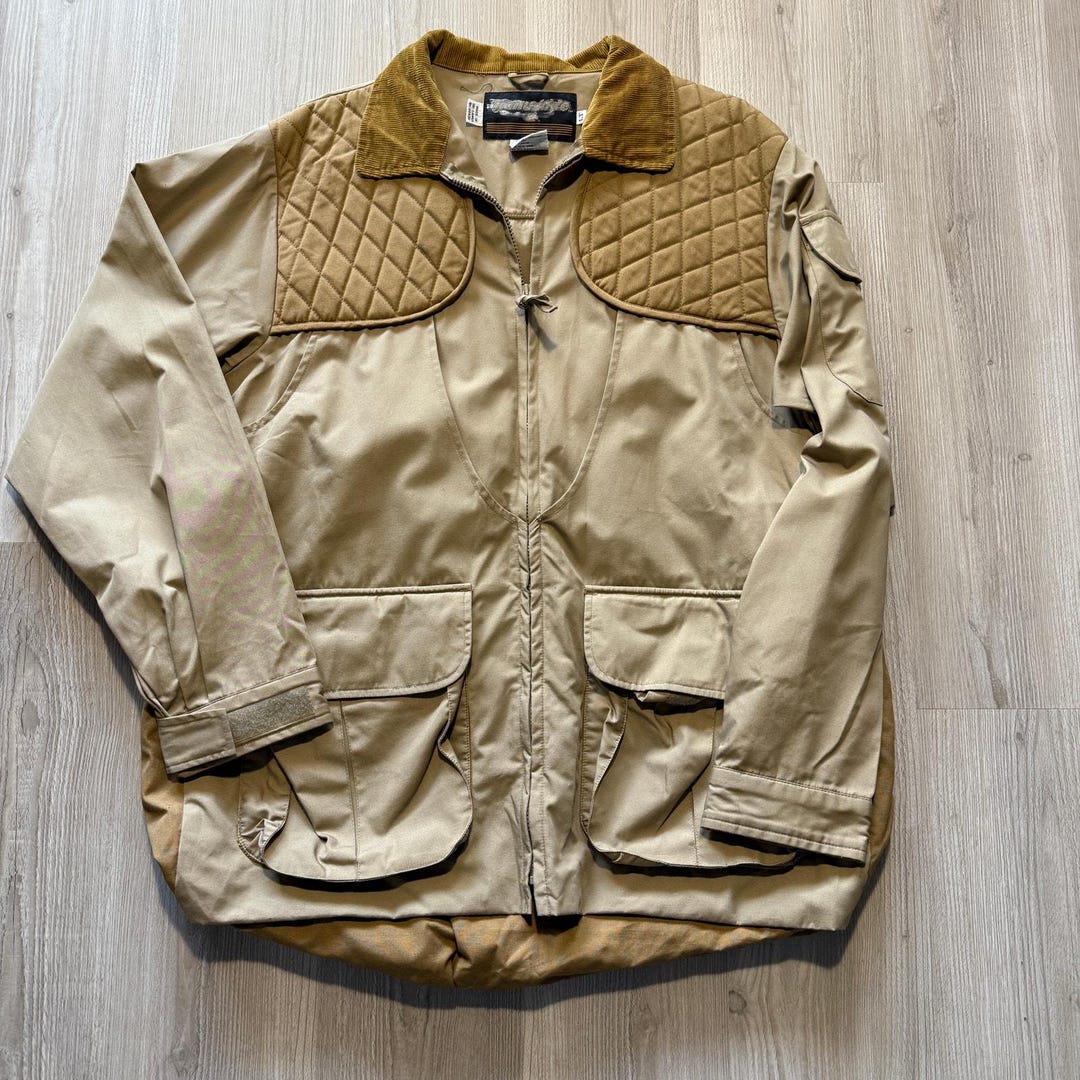 Men's Vintage 90's Gamehide Brown Zip up Shooting Hunting Jacket Large ...