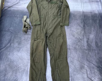 Genuine US Military Vintage CVC Tankers Coverall Aramid / Fire