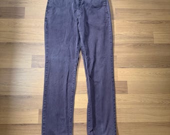 Herren Vintage 90er Jahre Diesel Faded Lila Chino Casual Hose aus 100% Baumwolle Gr. 33 x 34