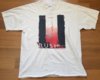 Vintage 00s RUSH Vapor Trails 2002 Tour Concert T Shirt - W Tour