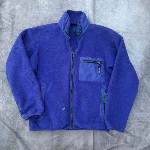 Men's Vintage Patagonia Purple Blue Fleece Retro-x Synchilla