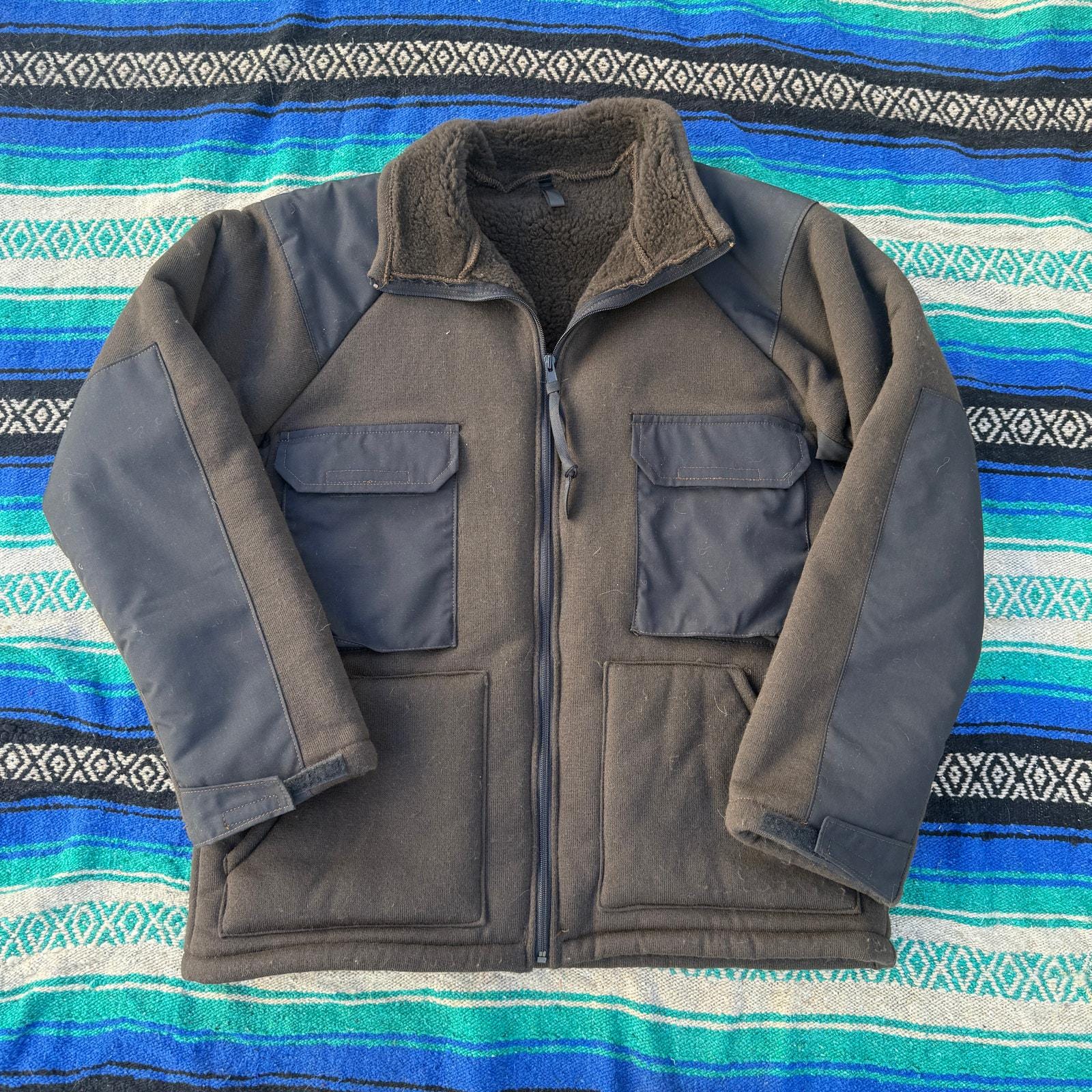 Men's Vintage 90's US Military Brown Fleece Pile Cold Weather