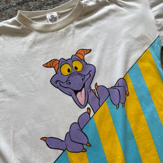 Vintage 1982 Walt Disney World Epcot Center Figment Dragon White