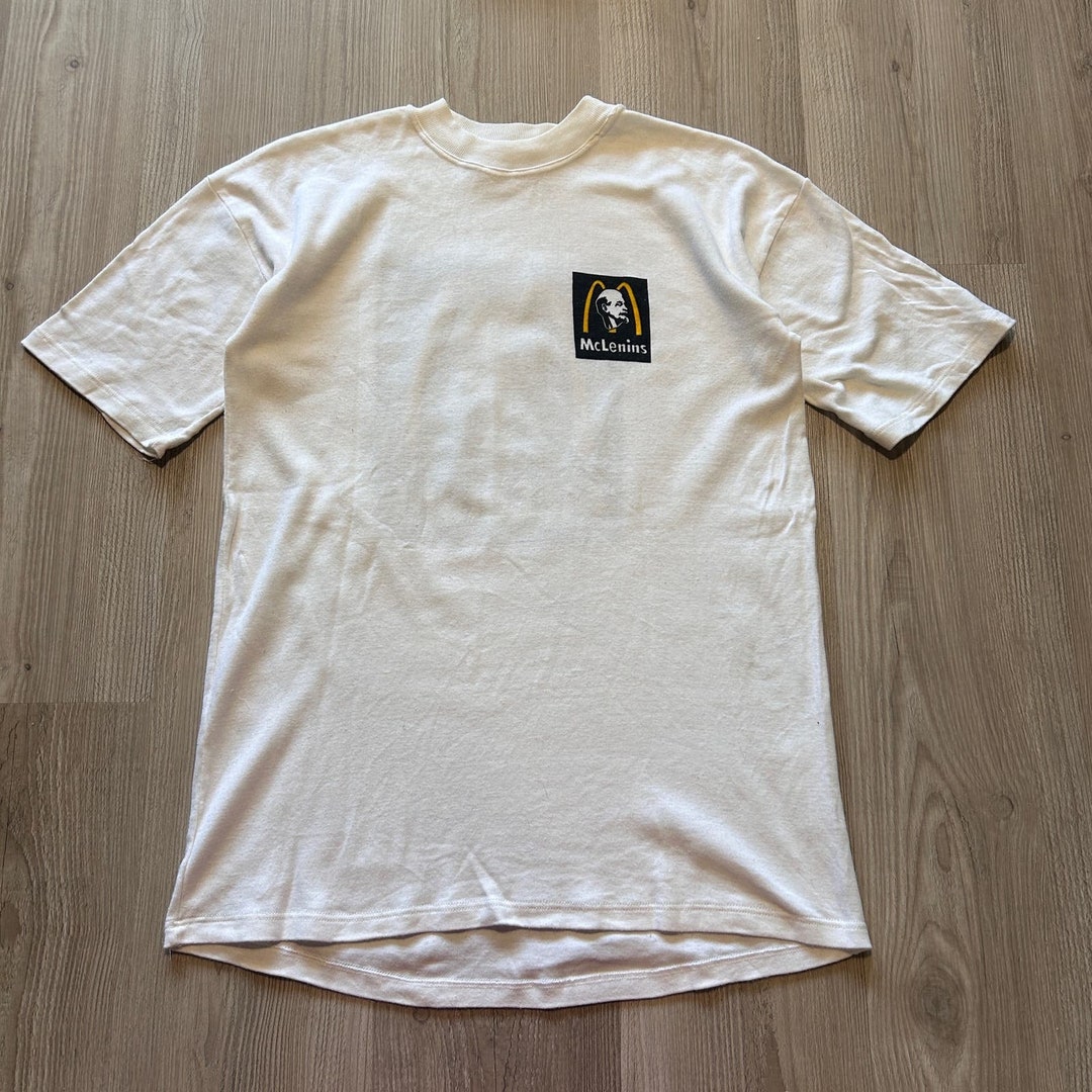 Vintage 90's Mclenin's Mcdonalds Soviet Union Vladimir Parody Tee