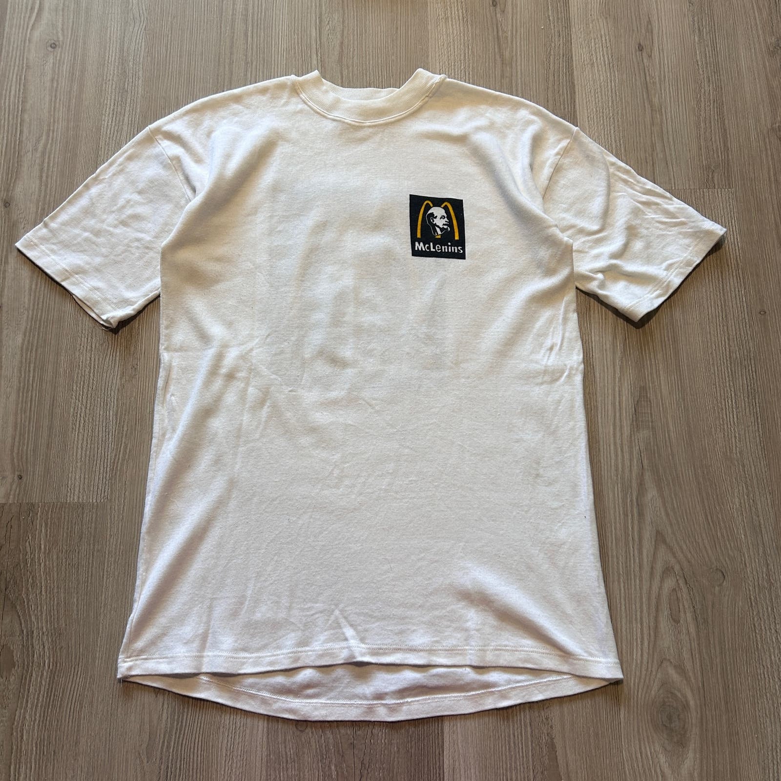 Vintage 90's Mclenin's Mcdonalds Soviet Union Vladimir Parody Tee