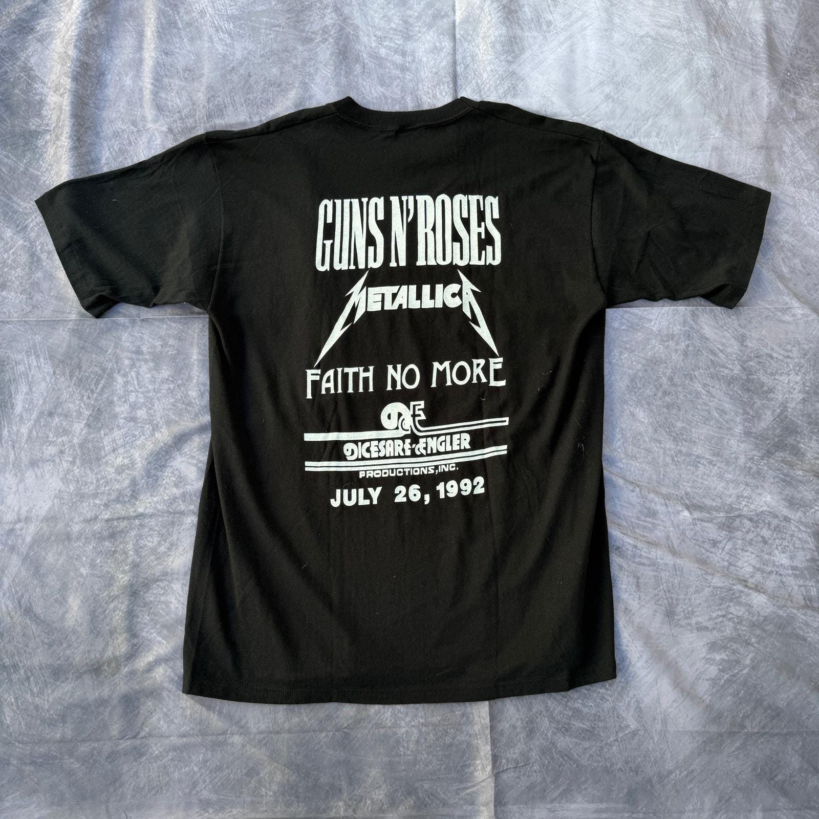 Vintage 1992 Guns N' Roses Metallica Faith No More Concert Tour