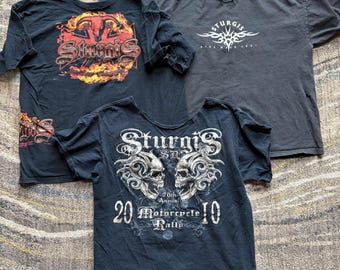 ヴィンテージ 1995 スタージス ラリー Tシャツ ブラック L 90年代