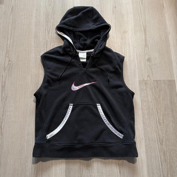 nike sleeveless hoodie women's