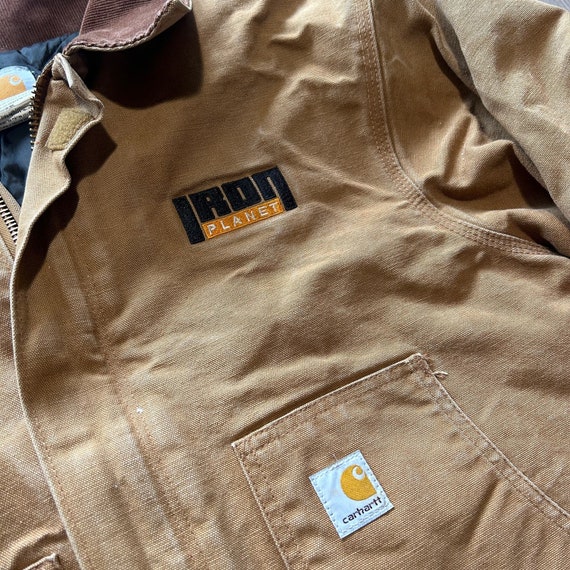 Men's Vintage Carhartt Brown Quilted Arctic Duck … - image 2