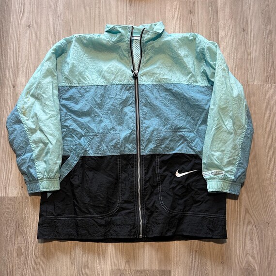 nike tri color windbreaker