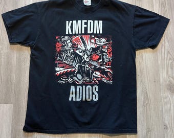 #90年物 KMFDM MONEY Tシャツ 黒色 KMFDM MONEY NEW WHITE T SHIRT - Best Rock T-shirts