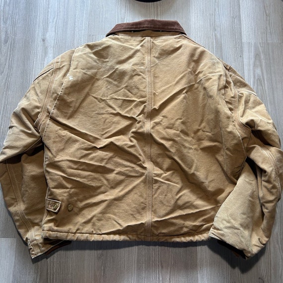 Men's Vintage Carhartt Brown Quilted Arctic Duck … - image 6