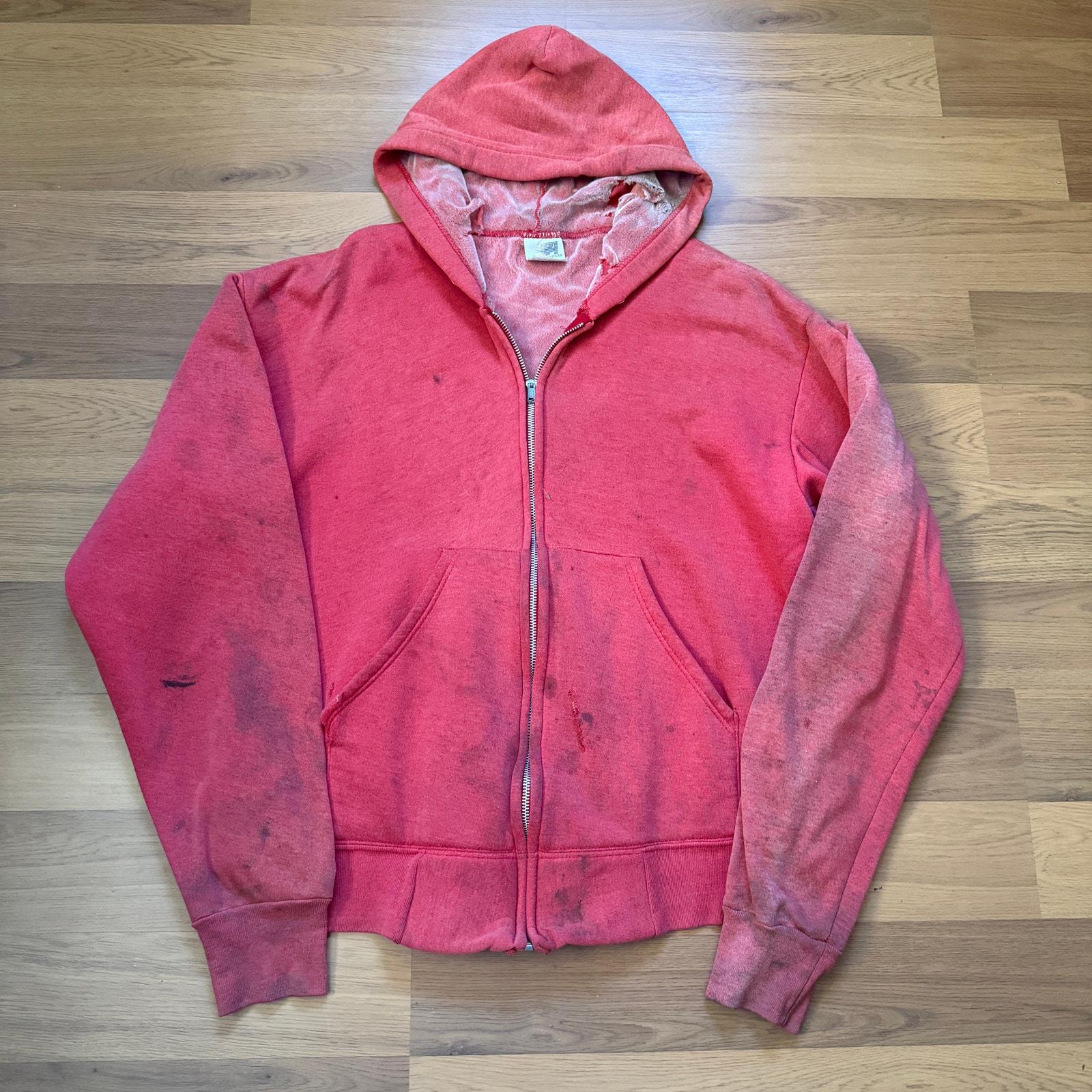 こ*い様 USA製 90年代 ACE SPORTSWEAR サーマル ジップアッ 90sUSA製ACEジップパーカー短丈グレー古着ACE SPORTSWEAR - メルカリ