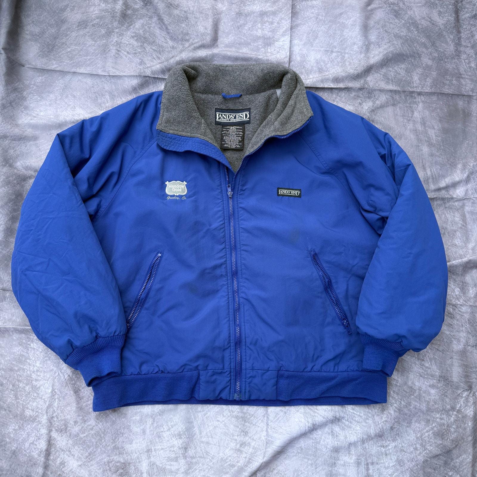 90s Lands End Jacket - Etsy