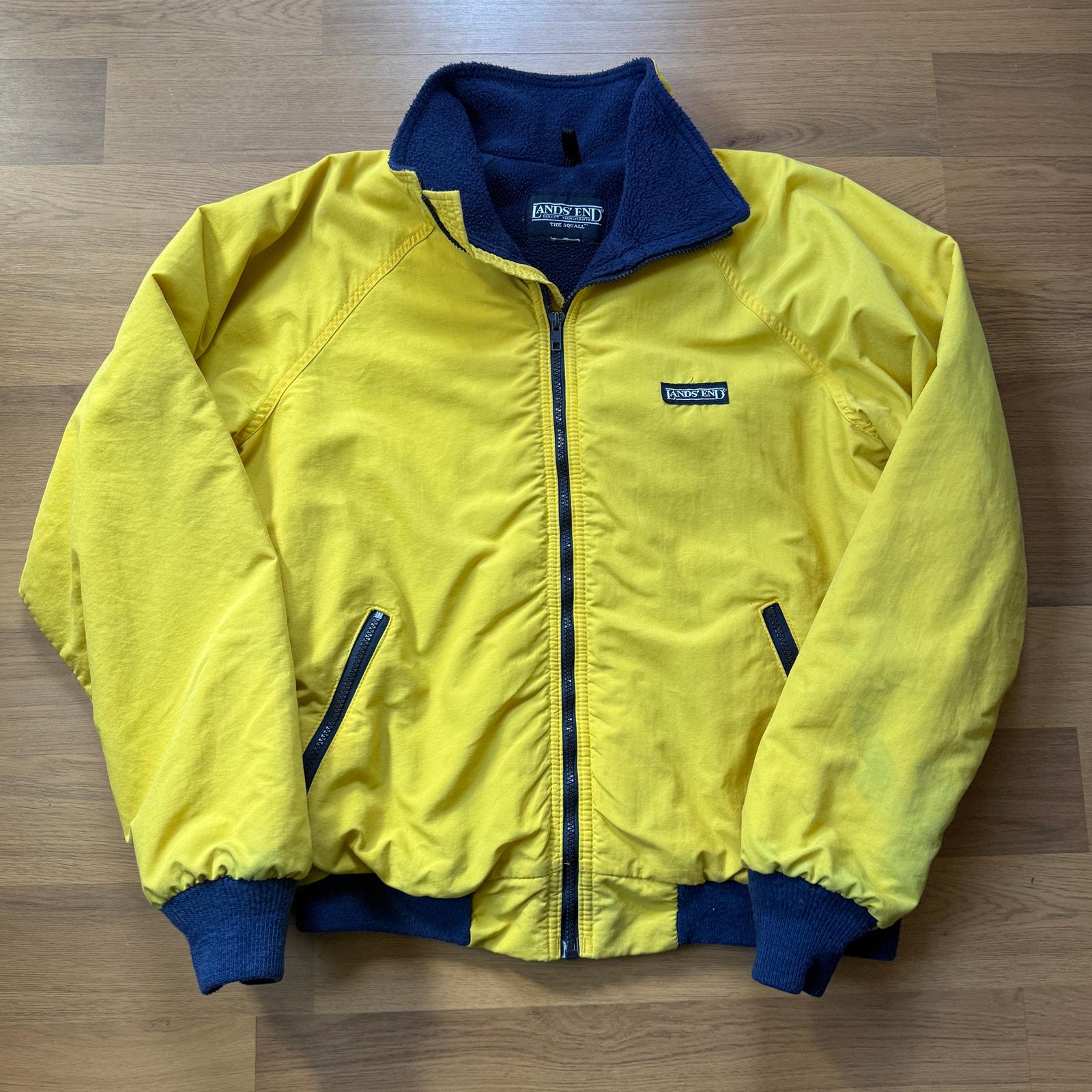 90s Lands End Jacket - Etsy