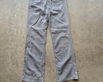 Men's Vintage 80's Levi's Action Jeans Gray Silver Soft Denim