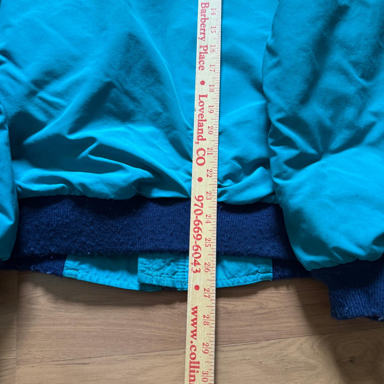 Men's Vintage 90's Eddie Bauer Teal Blue Fleece Lined Zip up