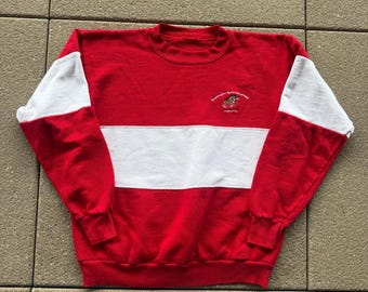 Vintage Belgian Draft Horse Corporation of America Red Crewneck Sweatshirt Sz S