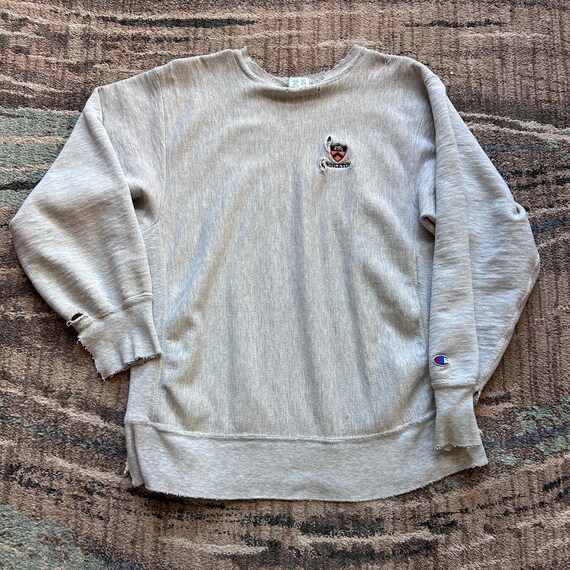 Vintage 80s Princeton Champion Sweatshirt Mens L Reverse