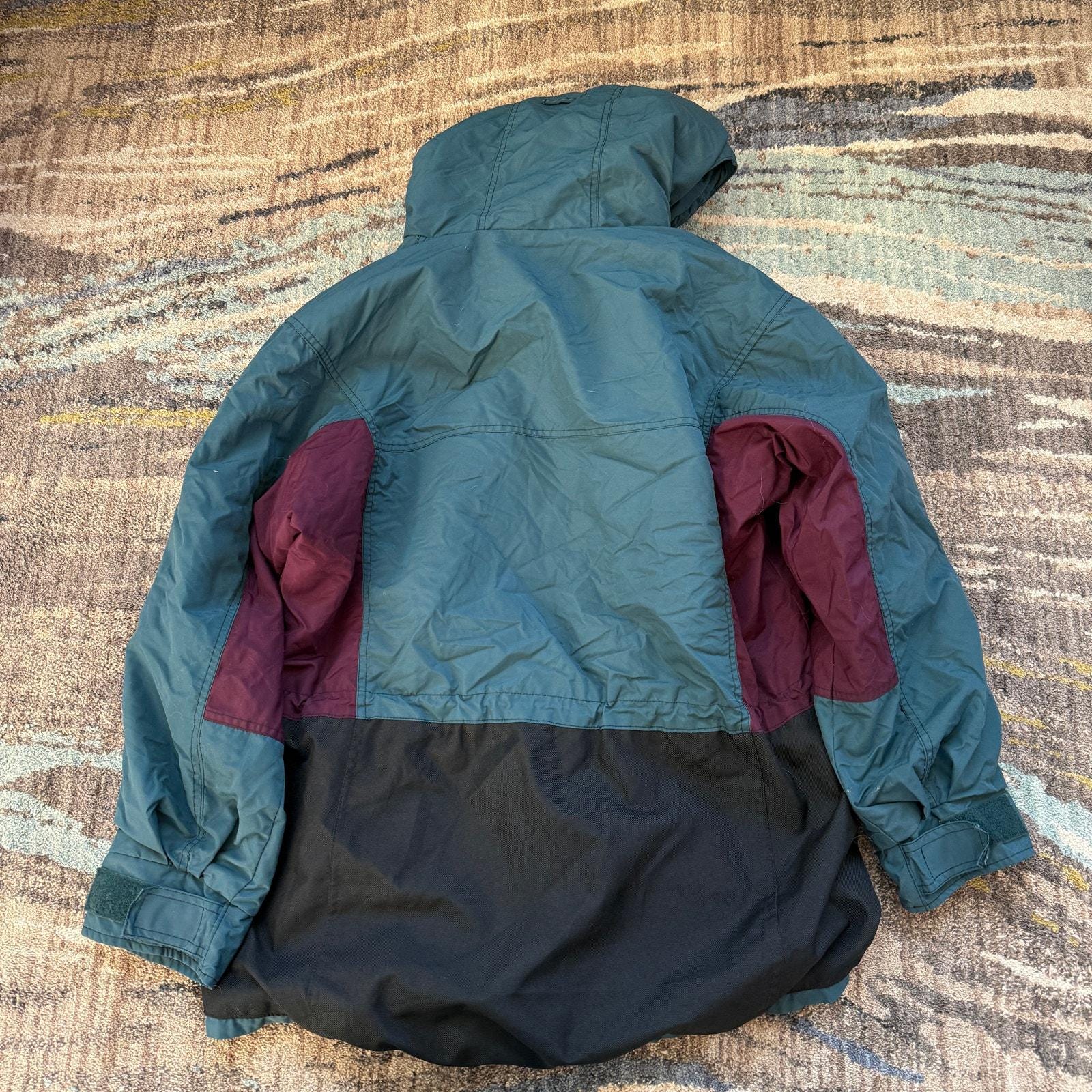 Vintage Columbia Hooded Loud 90s Colorblock Jacket Parka