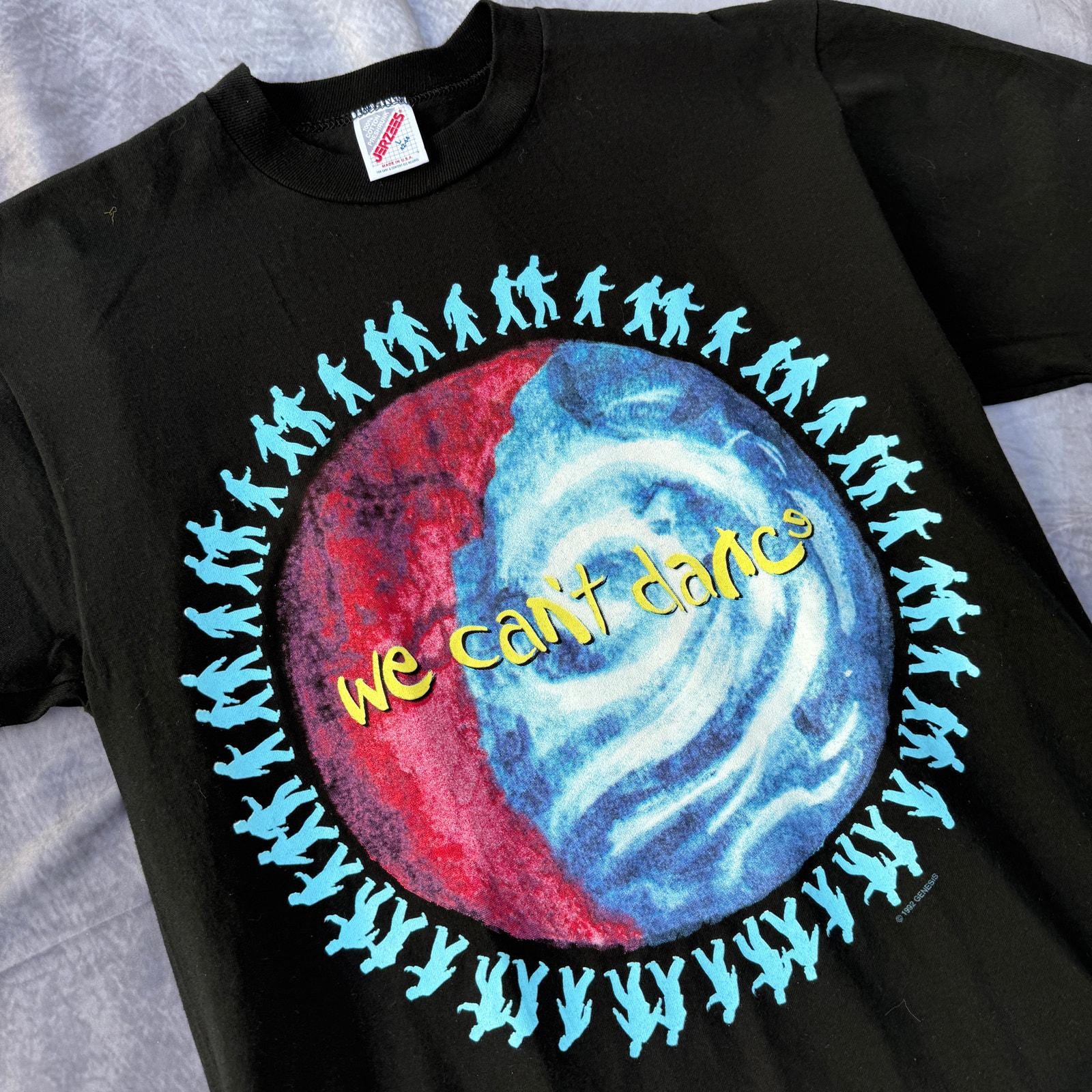 Vintage 1992 Genesis We Can't Dance World Tour Black Spiral Band
