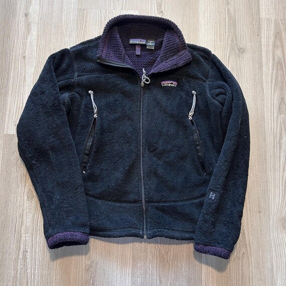 Patagonia black fleece zip up hotsell