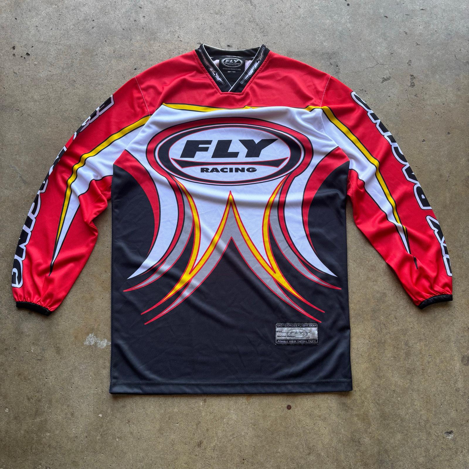 Maillot cross Fly Racing Kinetic K221 noir/gris - Équipement Cross sur