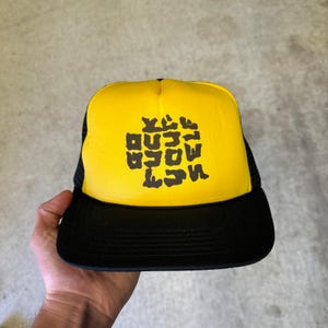 Vintage 90's Go F*** Yourself Chineses Script Funny Parody Trucker Snapback Hat