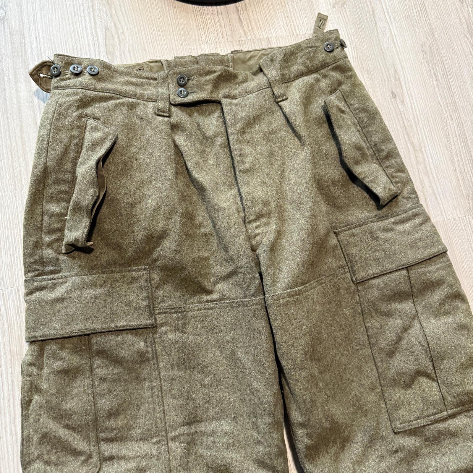 パンツ VEB Berufsbekleidung german militaly Vintage 1960's German Military Issue Wool Trousers Bulag