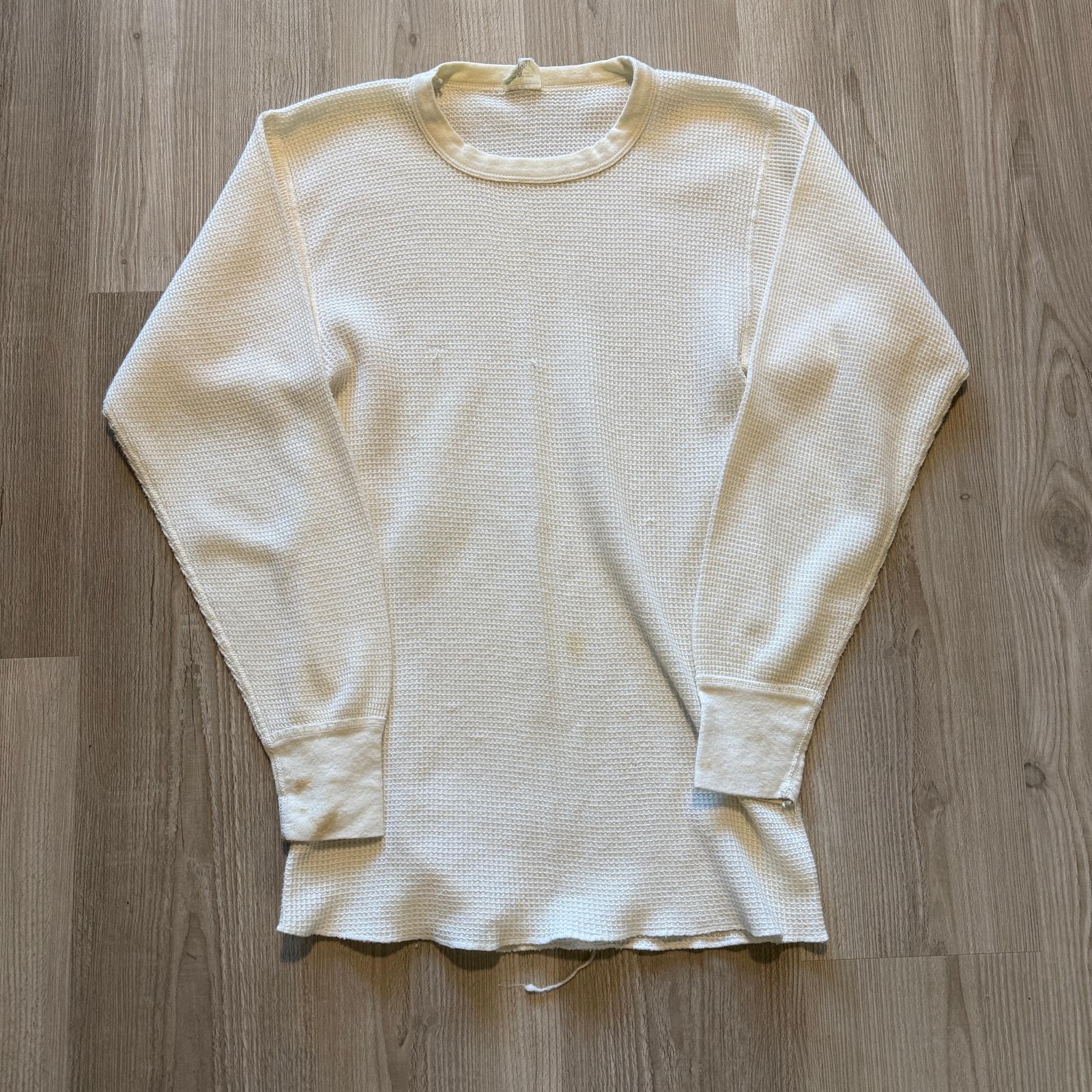 工場直売 Vintage Canada Etsy - Top Thermal カットソー(長袖/七分)